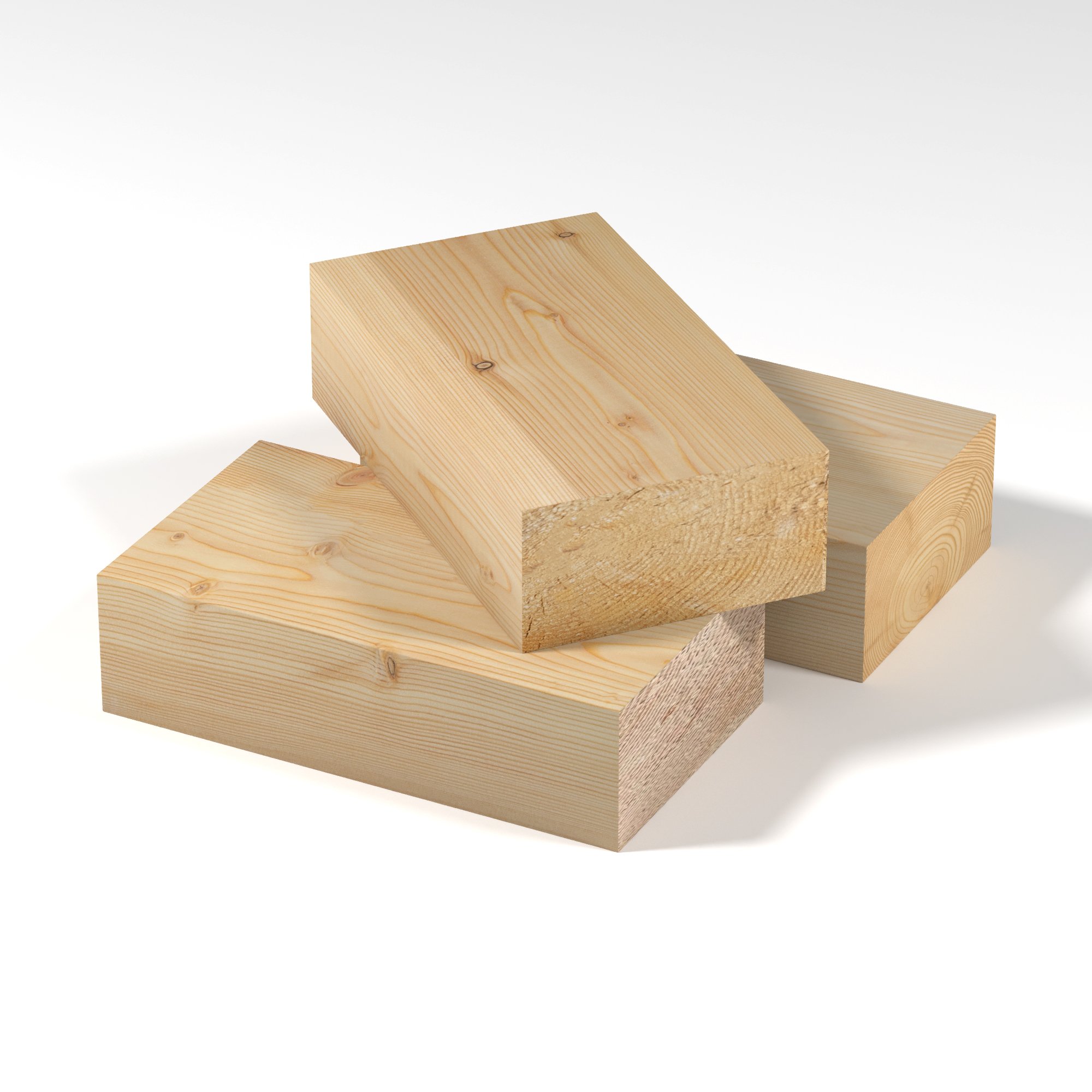 Брус строганный 100х200х6000 сухой хвоя Класс АВ