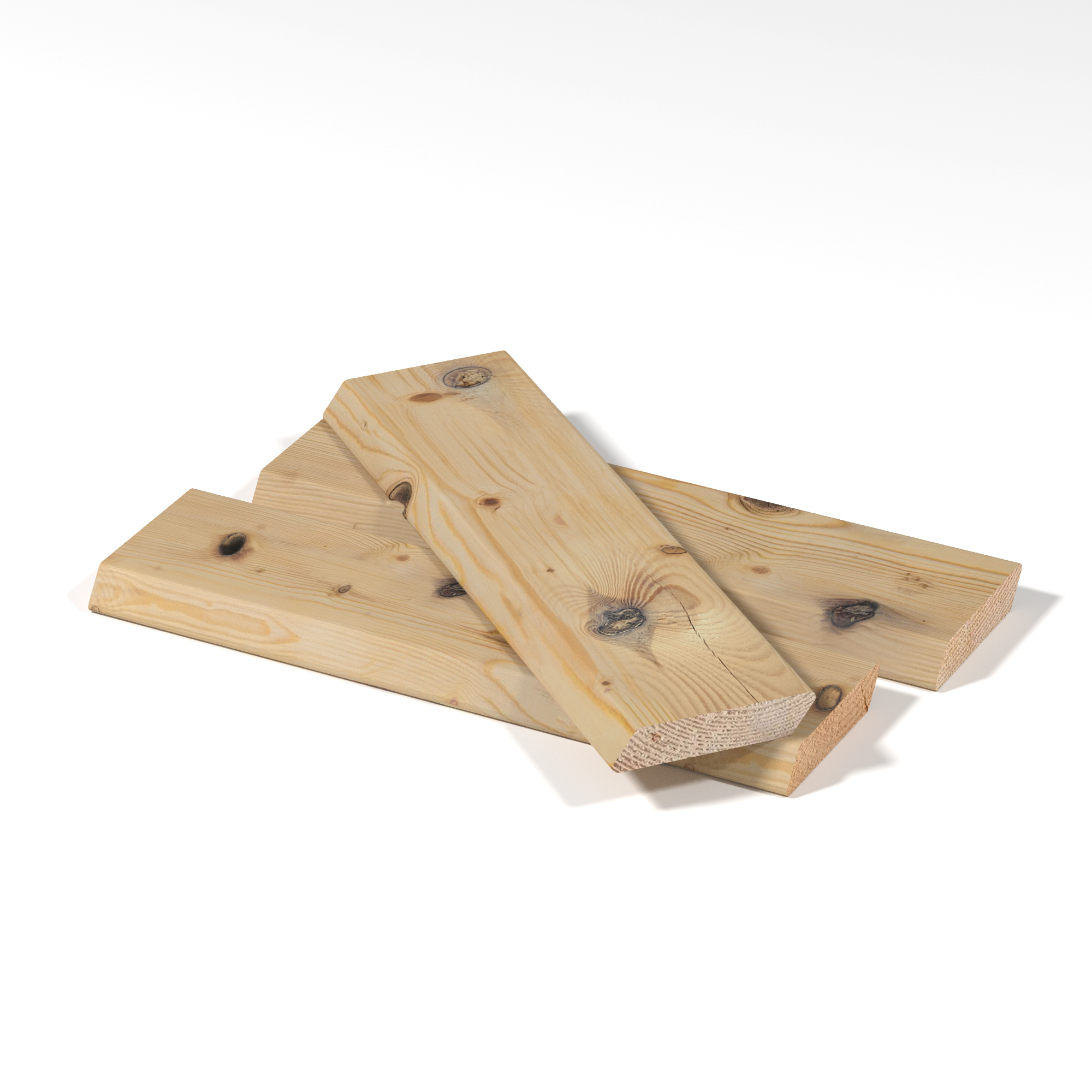 Планкен скошенный хвоя 20х90х6000 Класс С