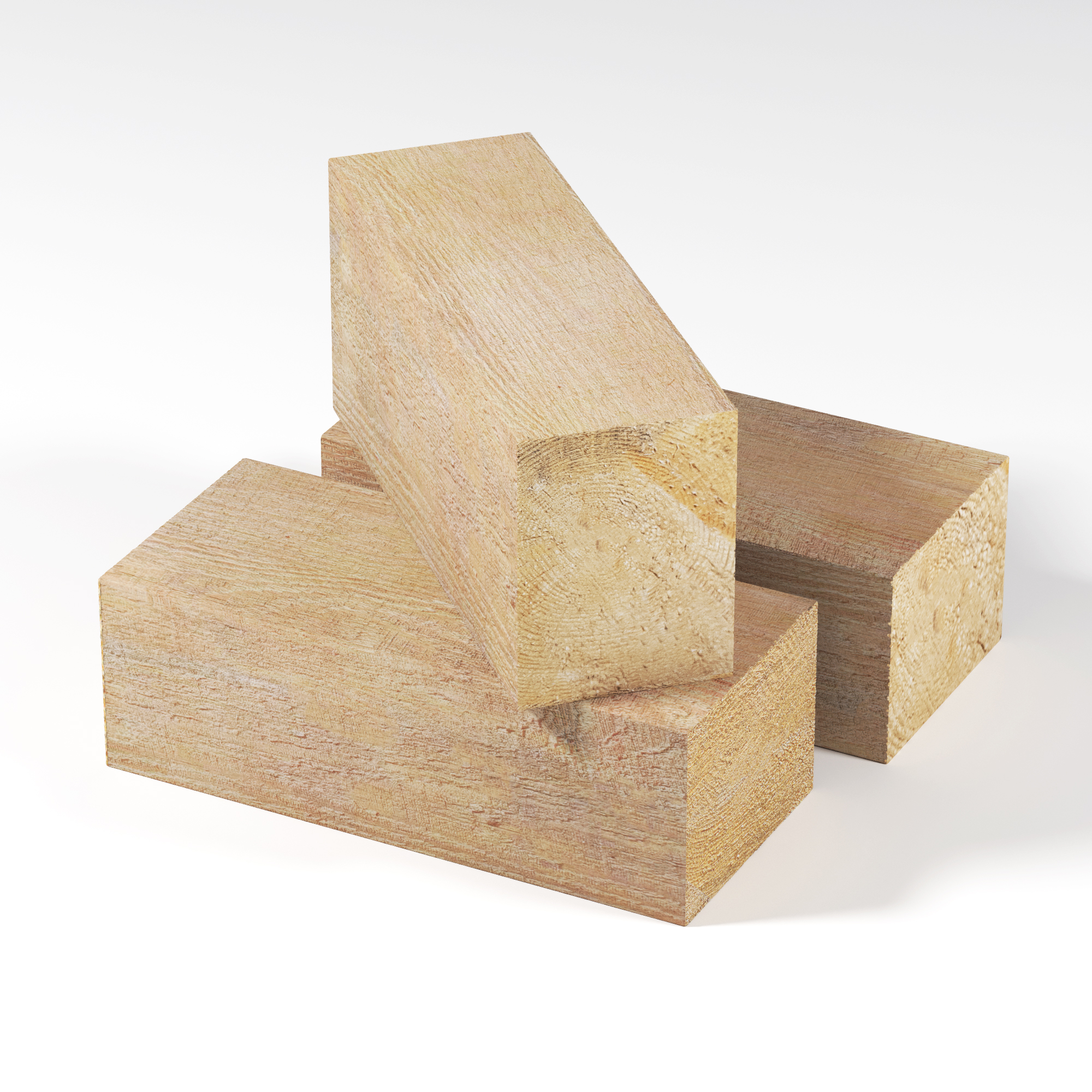 Брус обрезной 100х150х3000 естественной влажности хвоя Сорт 1