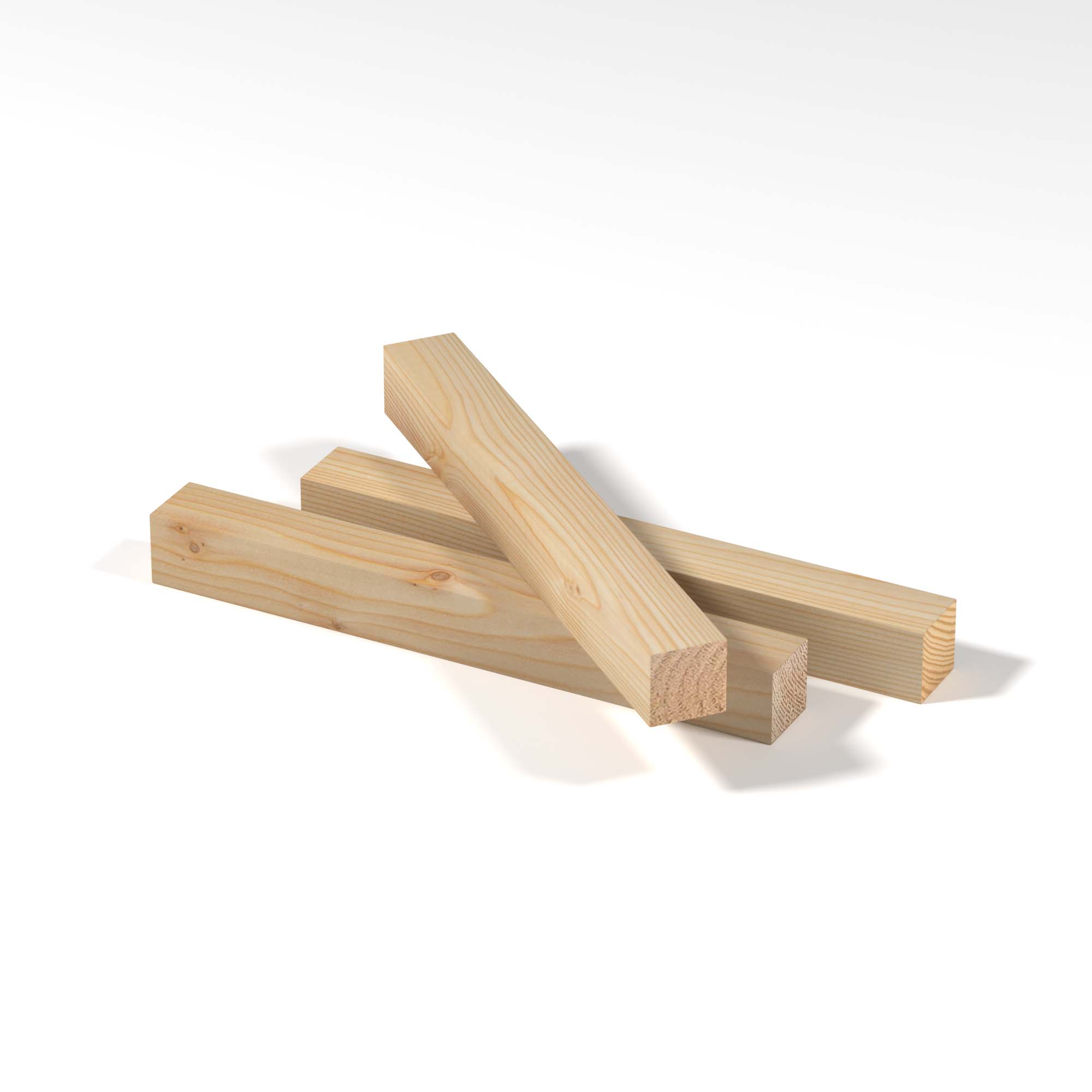 Брус строганный 50х50х3000 сухой хвоя Класс АВ