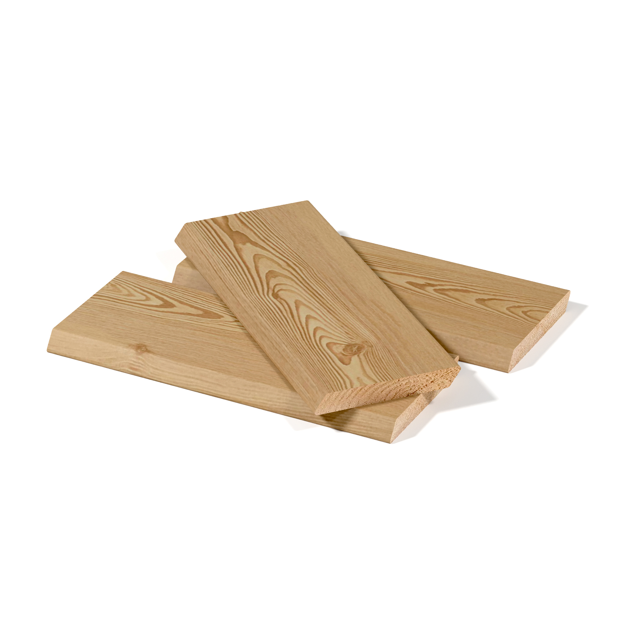 Планкен скошенный лиственница 20х120х3000 Класс Прима