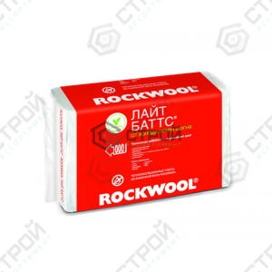 Базальтовые плиты Rockwool Лайт Баттс 1000х600х100 (5шт/уп.;3м2/уп.;0,3м3/уп)