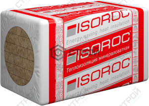 Базальтовые плиты Изорок Изолайт 1000х500х100 (4шт/уп.;2м2/уп.;0,2м3/уп)